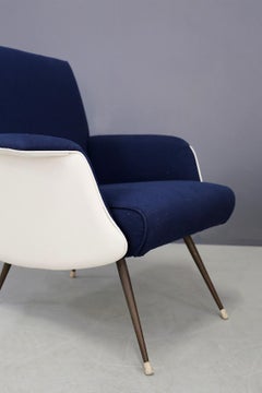 Pair of Midcentury Chair by Giuseppe Rossi for Albizzate Varese, Published 1956
