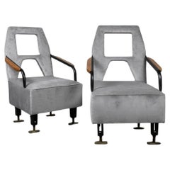 Vintage Pair of midcentury chairs attrb. to B.B.P.R. 