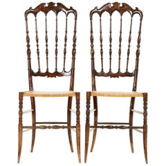 Pair of Midcentury Chairs by Chiavari, 1950s