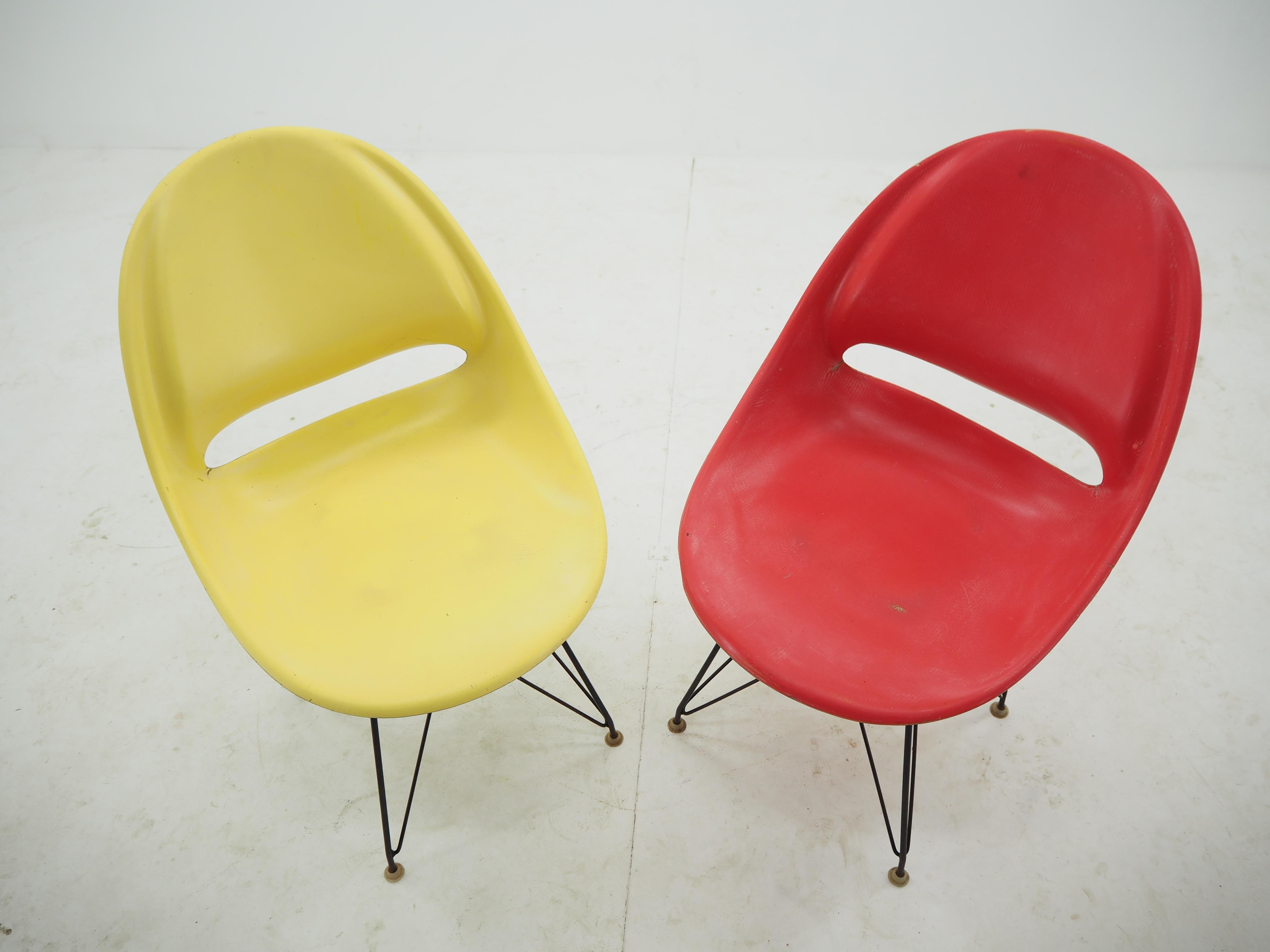 Pair of Midcentury Chairs, Vertex, by Miroslav Navratil, 1960s 13