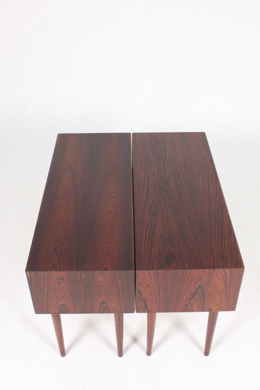 Danish Pair of Midcentury Chest of Drawers in Rosewood by Arne Vodder, 1950s