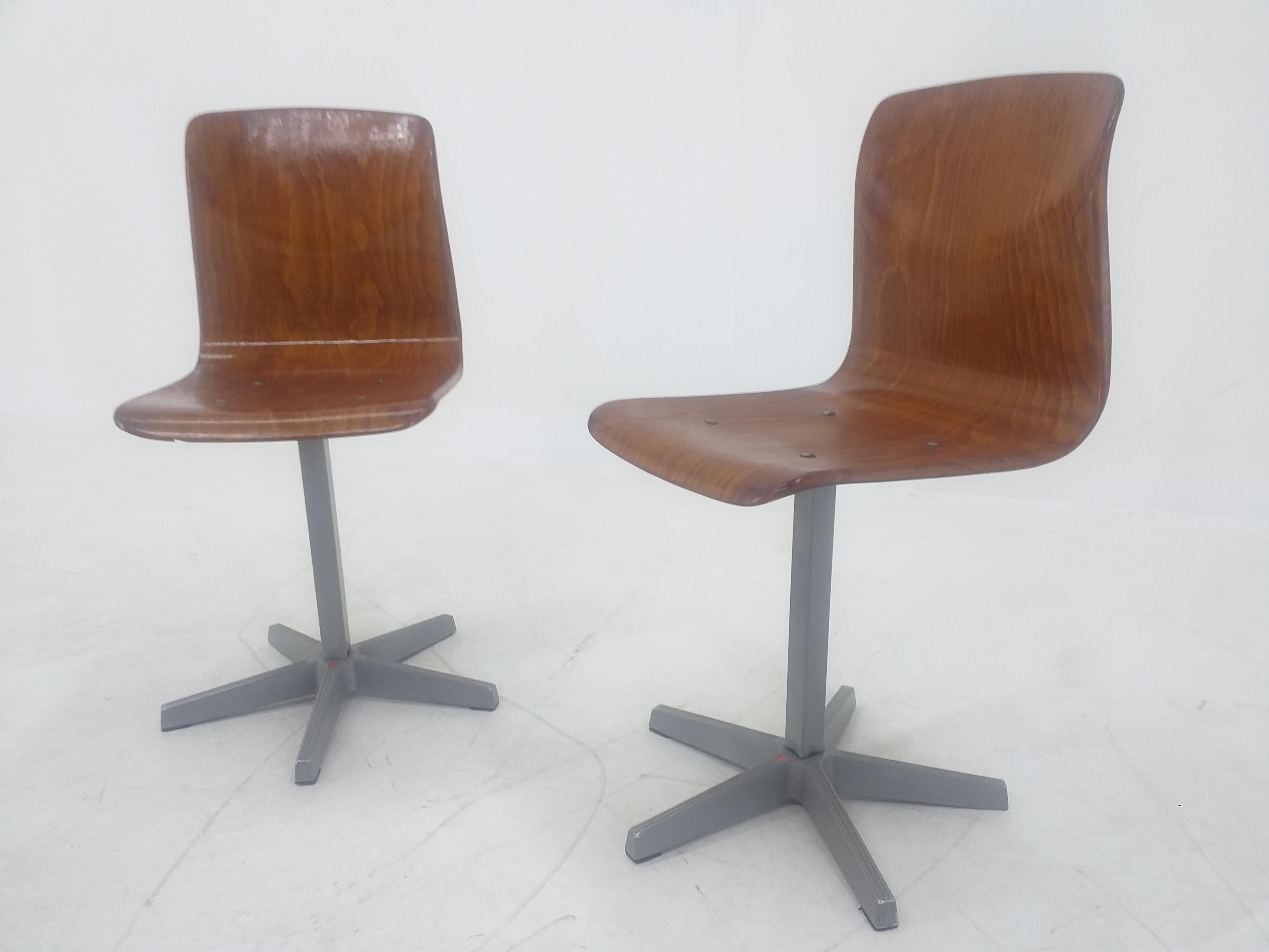 Paire de chaises d'enfant du milieu du siècle Pagholz, Allemagne, 1970 en vente 5