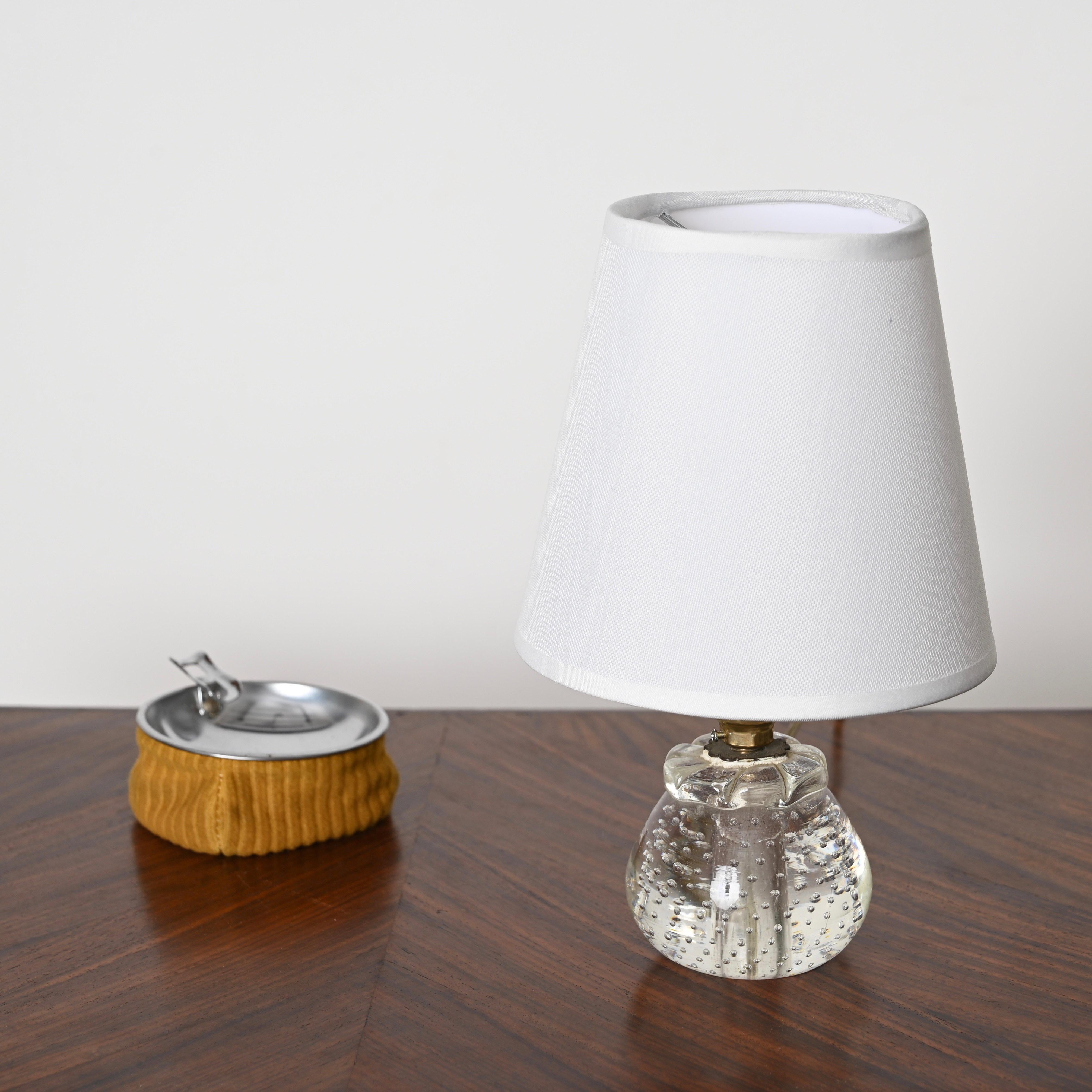 Pair of Midcentury Chrome and Yellow Velvet Italian Ashtrays, 1950s For Sale 3