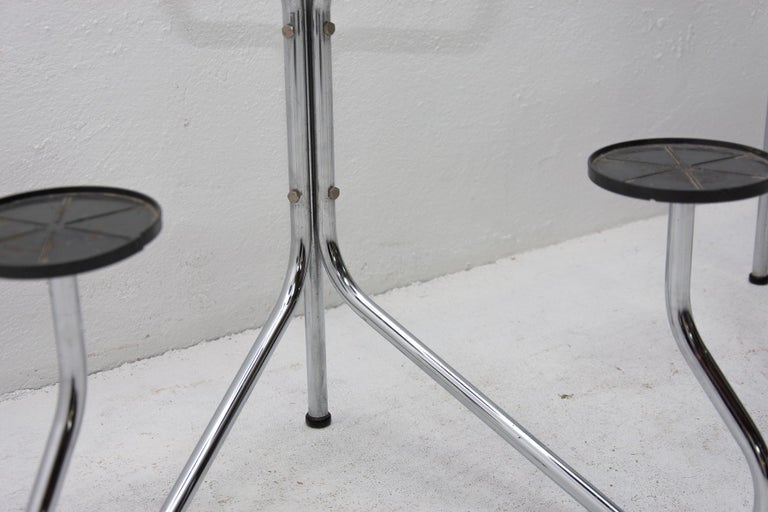 Pair of Midcentury Chromed Plant Stands, 1960s, Czechoslovakia For Sale ...