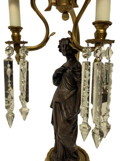 Pair of Mid-Century Classical Figural Lamps