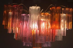 Pair of Midcentury Colored Murano Glass Scones by Tony Zuccheri for Venini