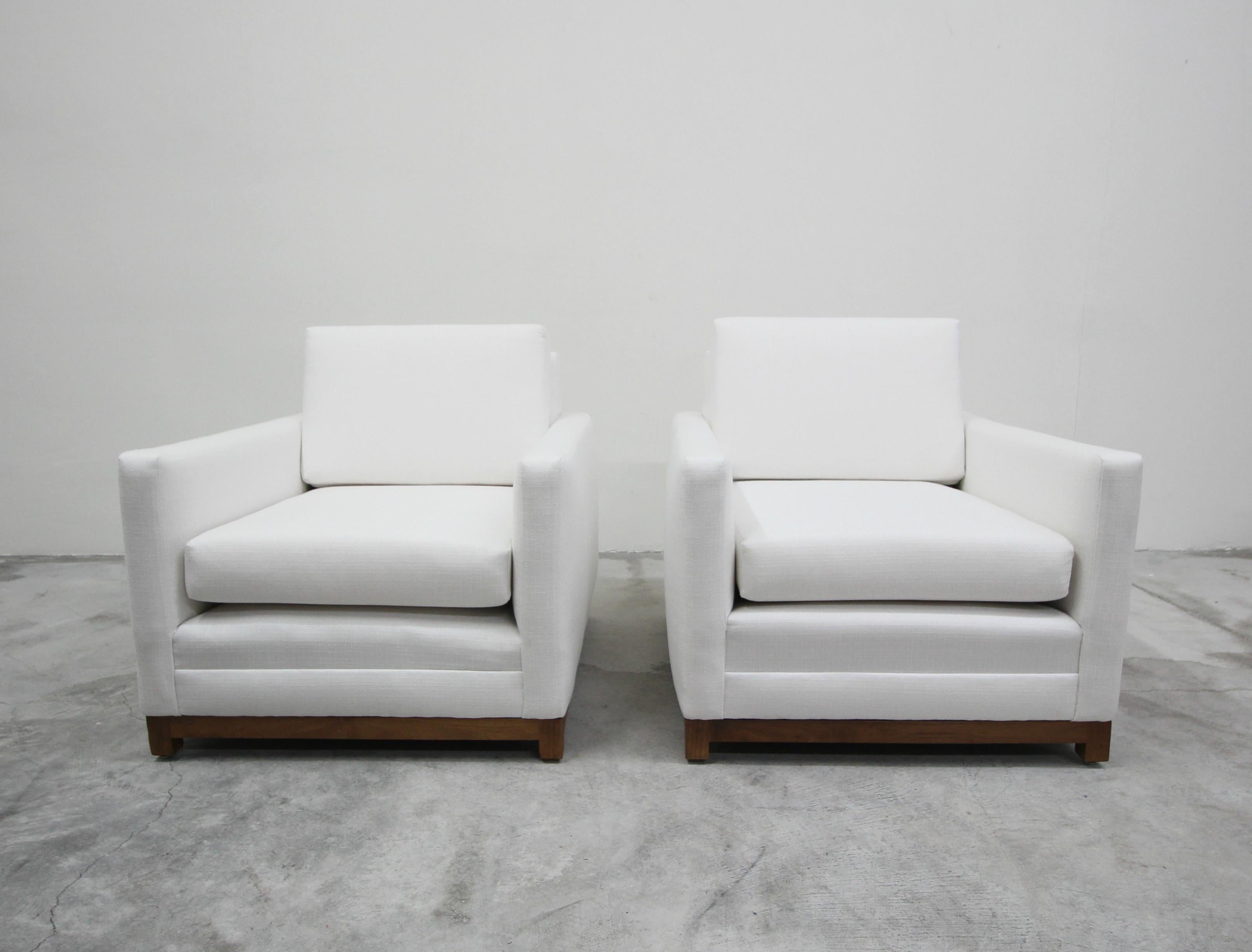 Mid-Century Modern Pair of Midcentury Craftsman Style Lounge Chairs