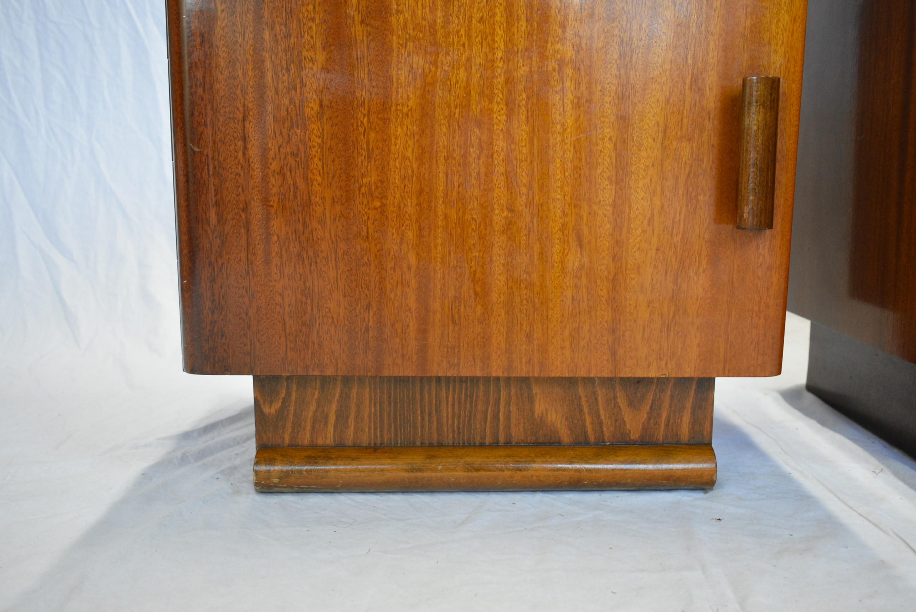 Pair of Midcentury Czechoslovakian Bedside Tables, 1960s 4