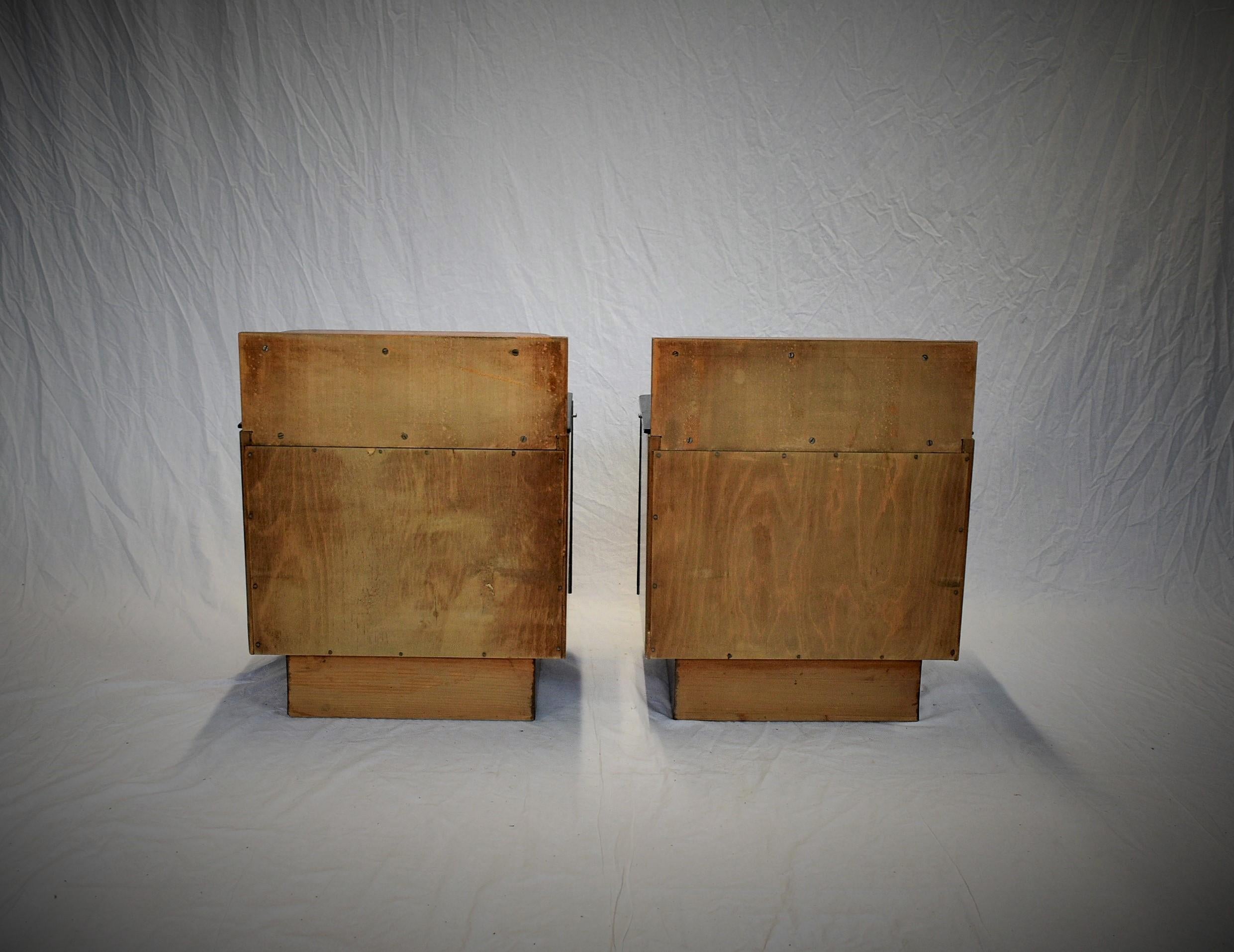 Pair of Midcentury Czechoslovakian Bedside Tables, 1960s 2