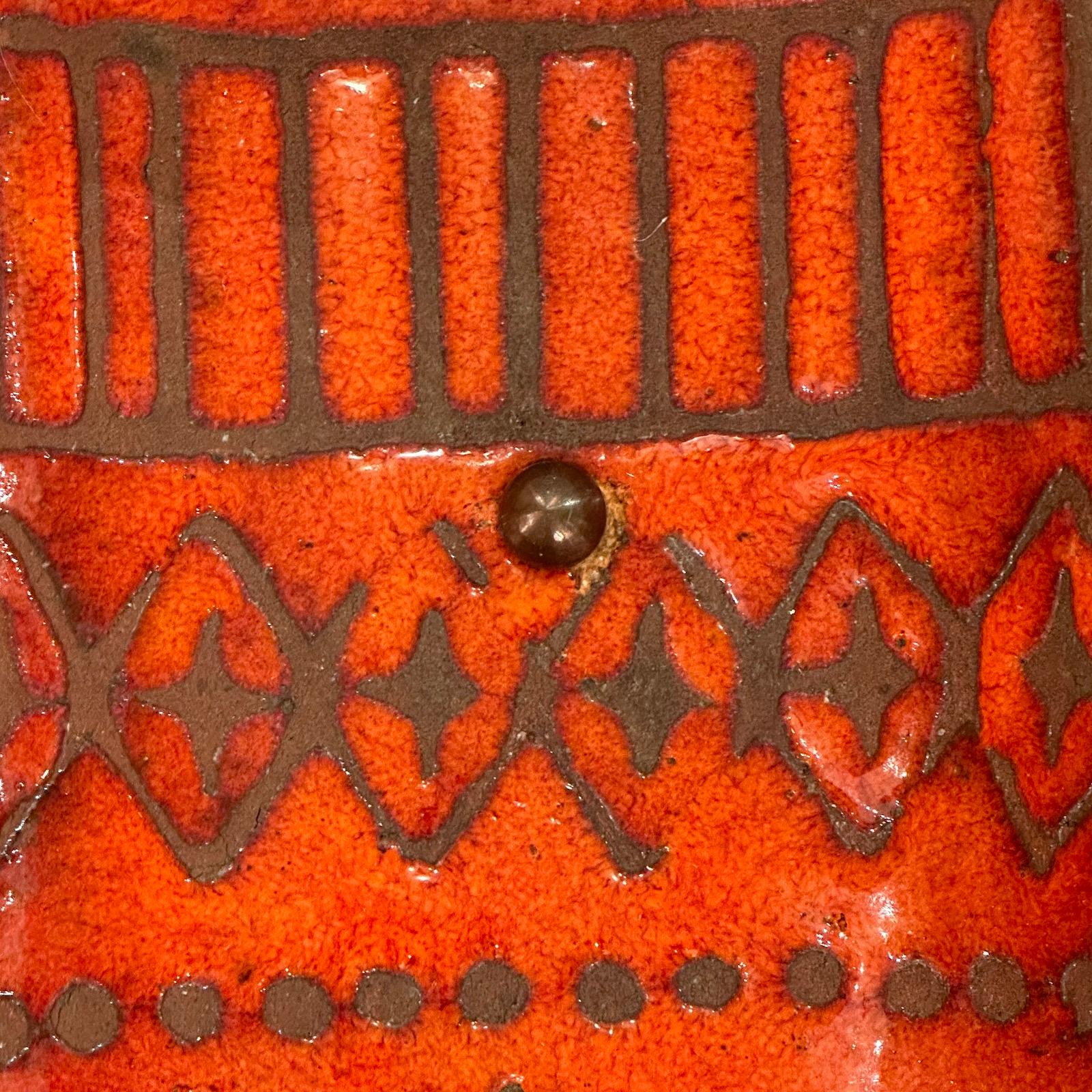 Danois Paire d'appliques en céramique danoise du milieu du siècle dernier en vente
