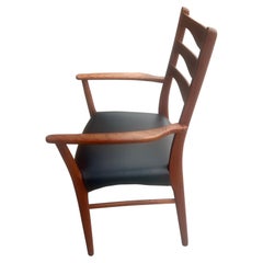 Paire de chaises de salle à manger danoises modernes du milieu du siècle dernier par Arne Wahl Iversen