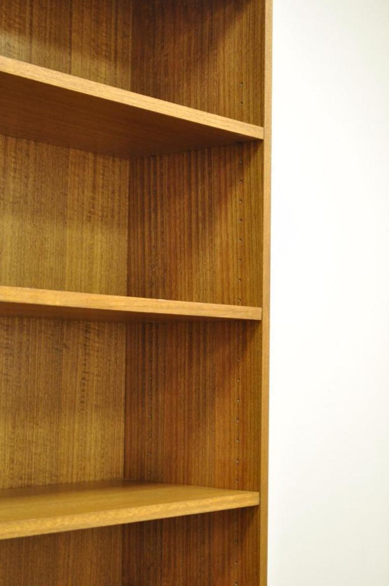 20th Century Pair of Midcentury Danish Modern Style Teak Veneer Bookcases Made in Chile