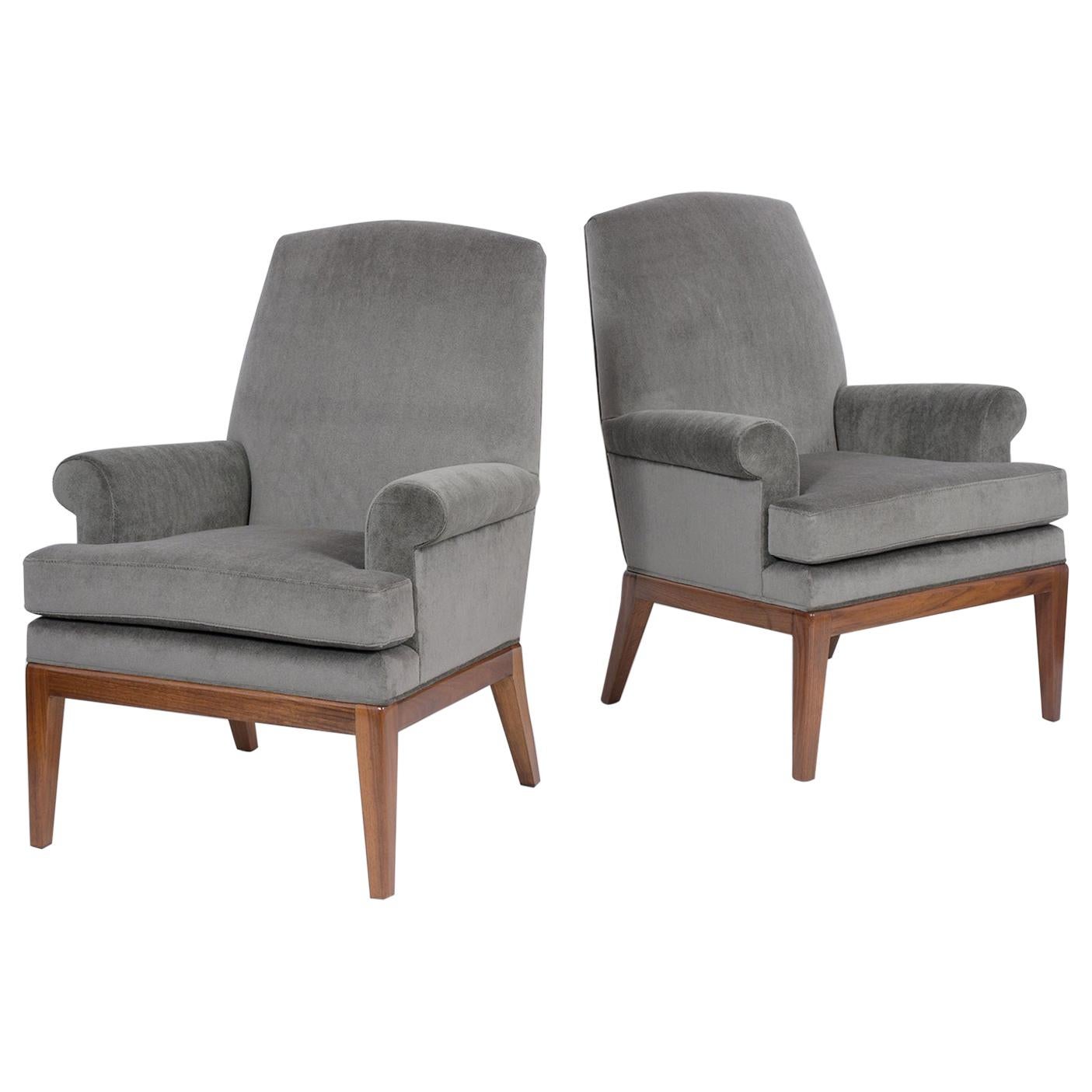 Pair of Vintage Danish Style Lounge Chairs