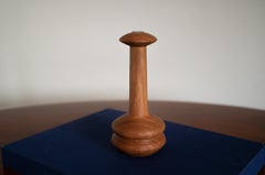 Pair of Midcentury Danish Teak Candlesticks, Denmark, 1960s