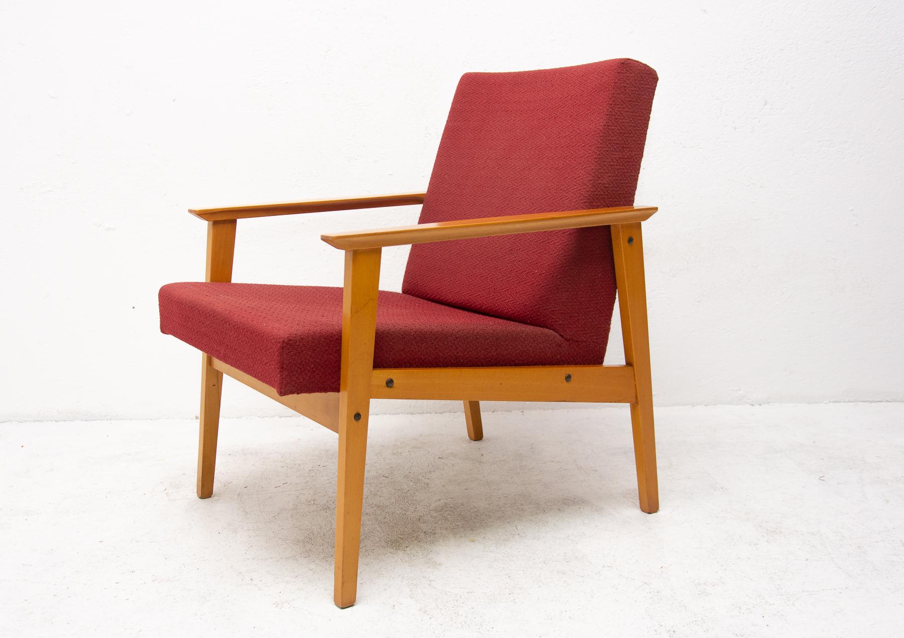 Pair of Midcentury Danish style Armchairs for TON, 1960s For Sale 3