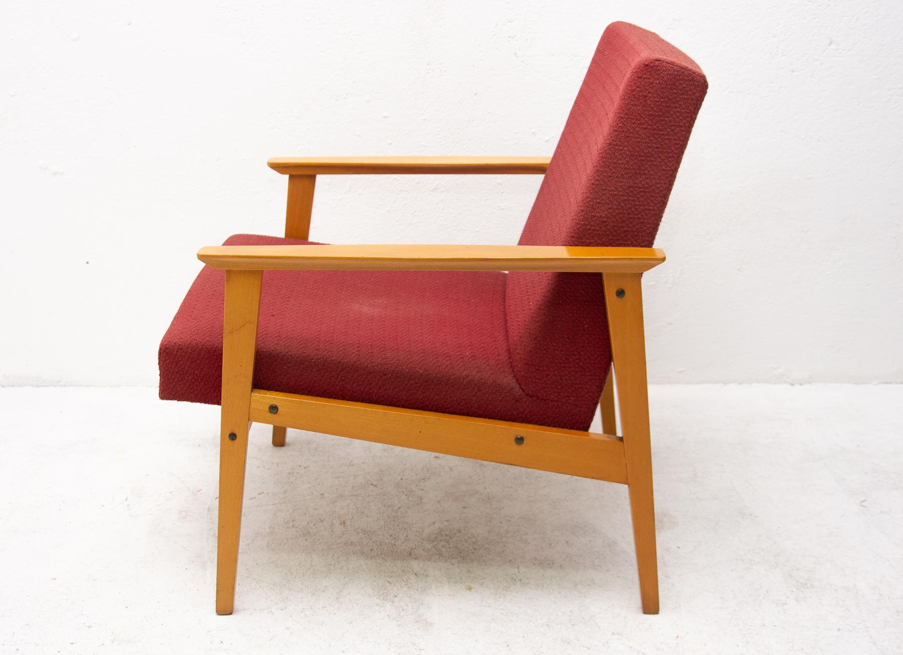 Pair of Midcentury Danish style Armchairs for TON, 1960s For Sale 7