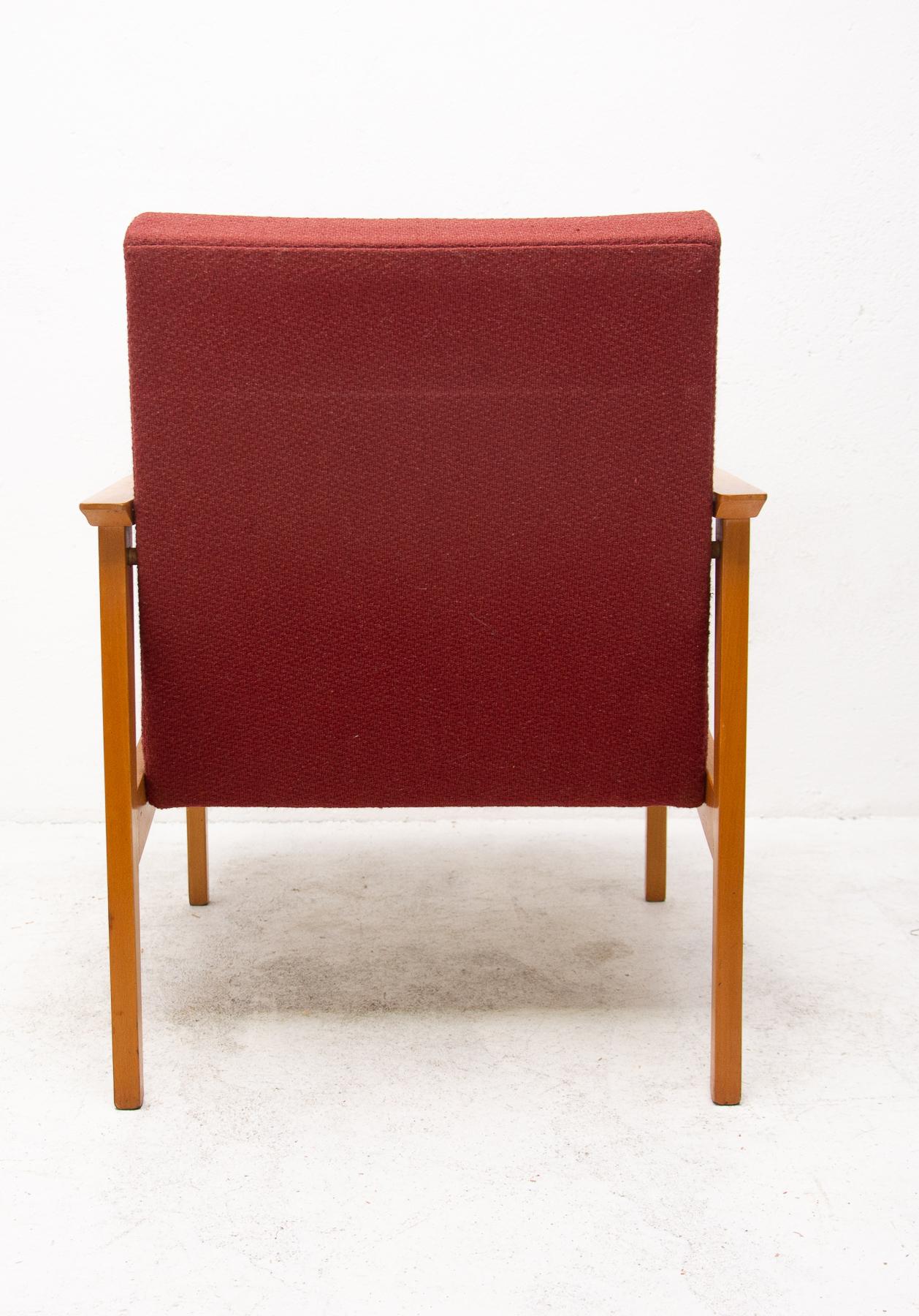 Pair of Midcentury Danish style Armchairs for TON, 1960s For Sale 8