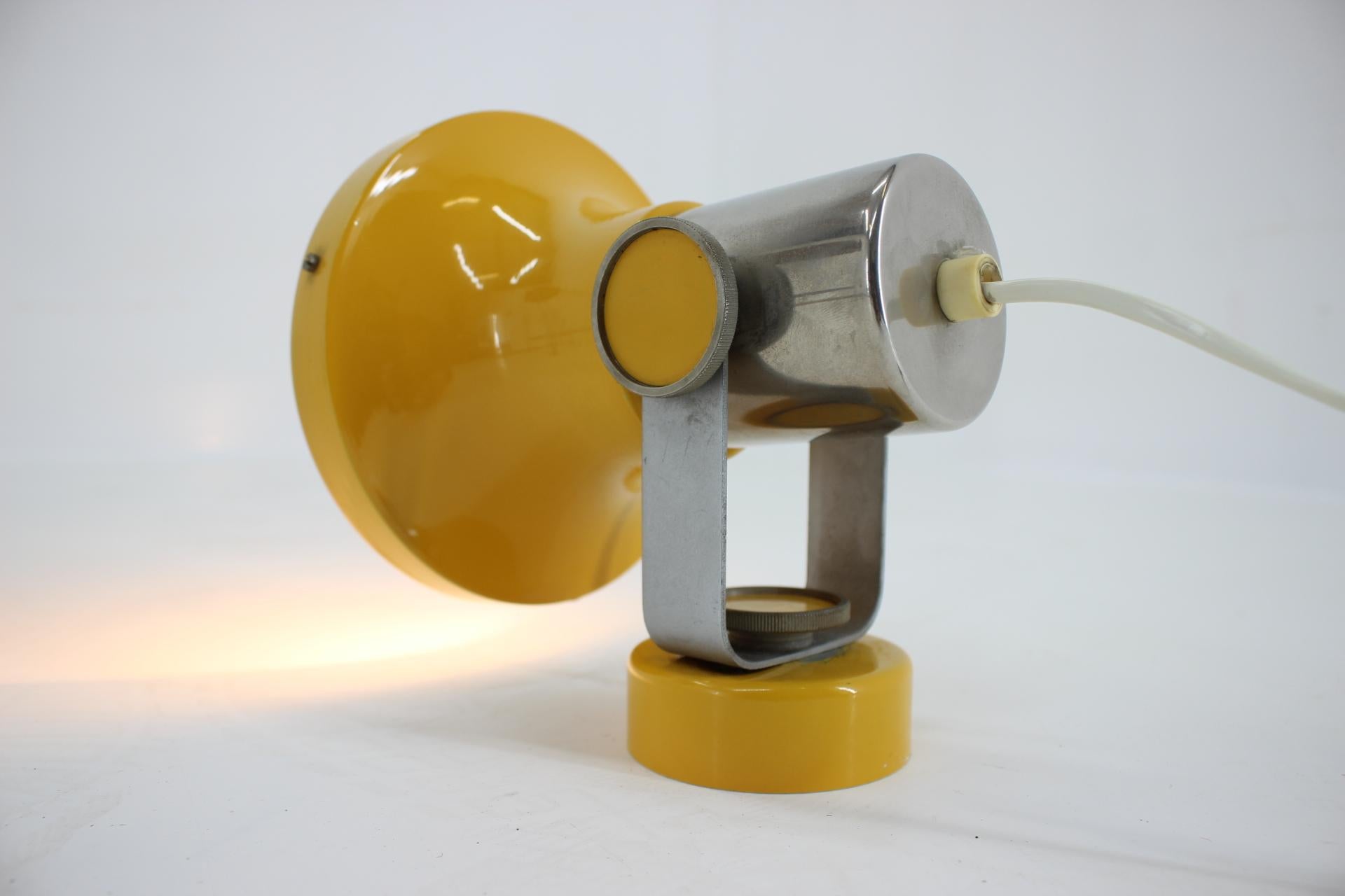 Pair of Midcentury Design Wall or Table Lamp by Pavel Grus, 1970s In Good Condition For Sale In Praha, CZ