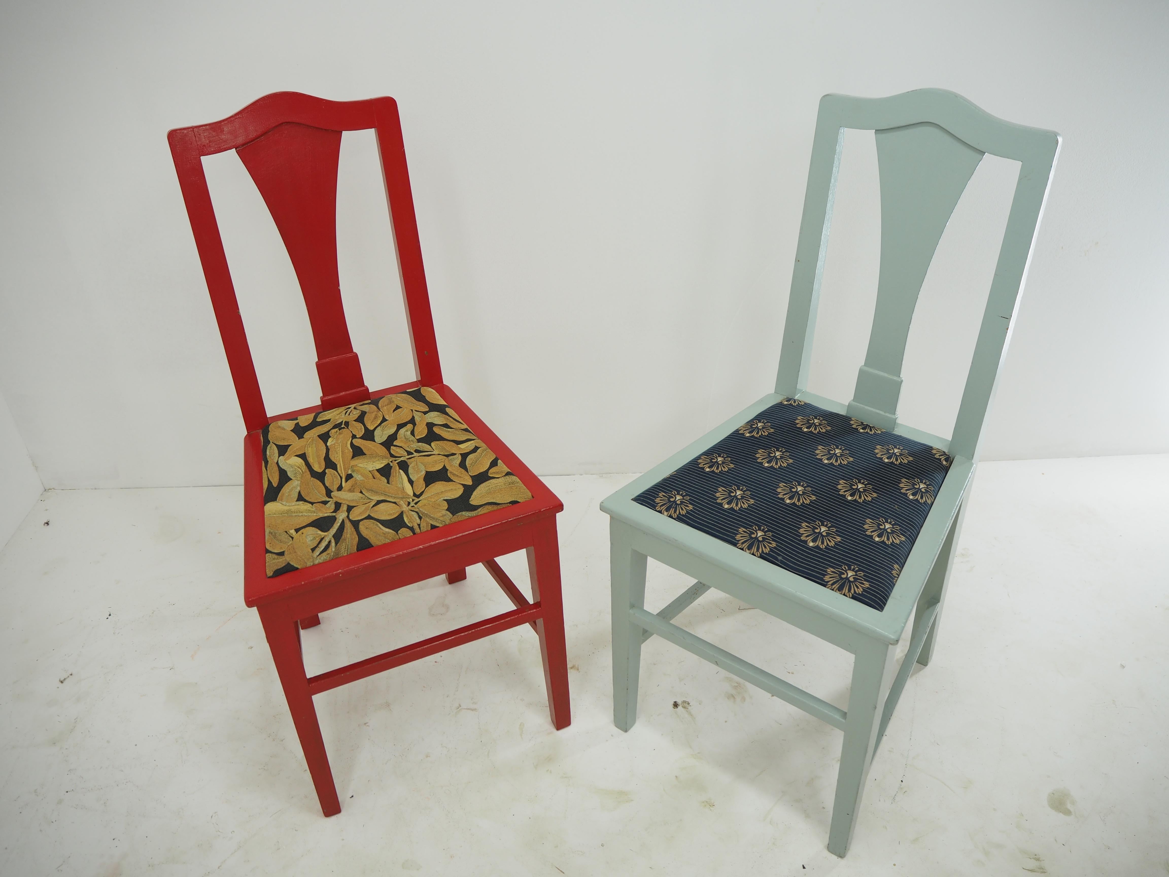 Pair of Midcentury Dining Chairs, 1960 In Good Condition For Sale In Praha, CZ
