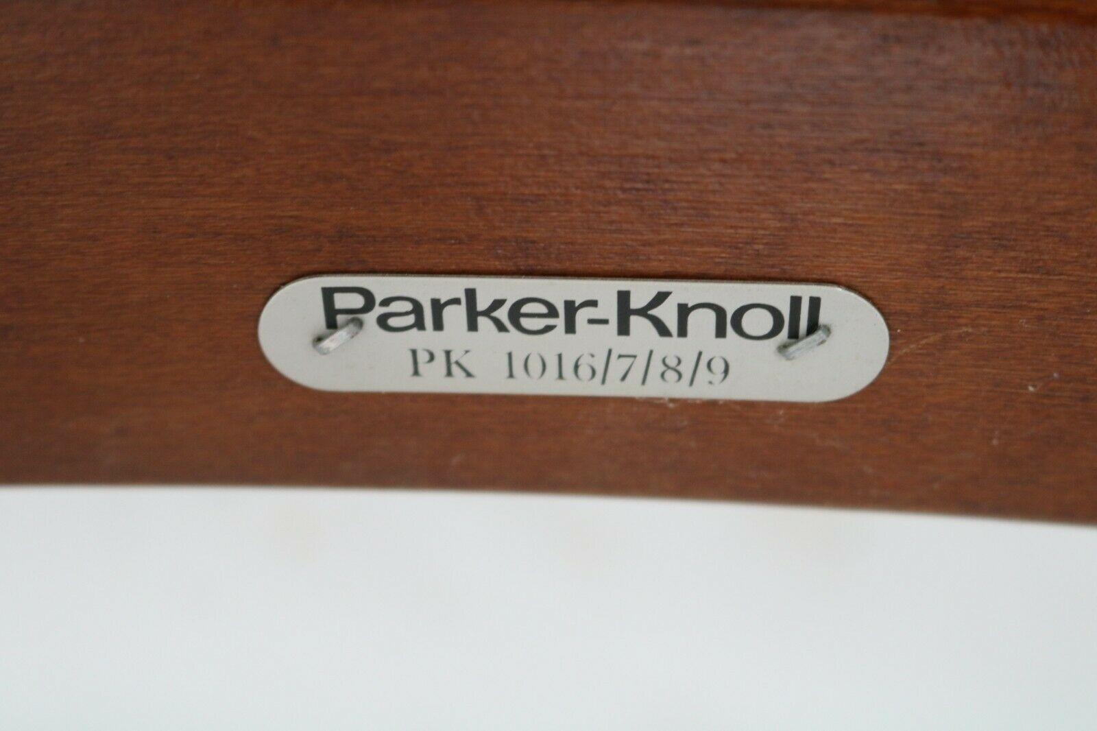 Mid-Century Modern Pair of Midcentury Ebonized Walnut Armchairs by Parker Knoll, 1960s