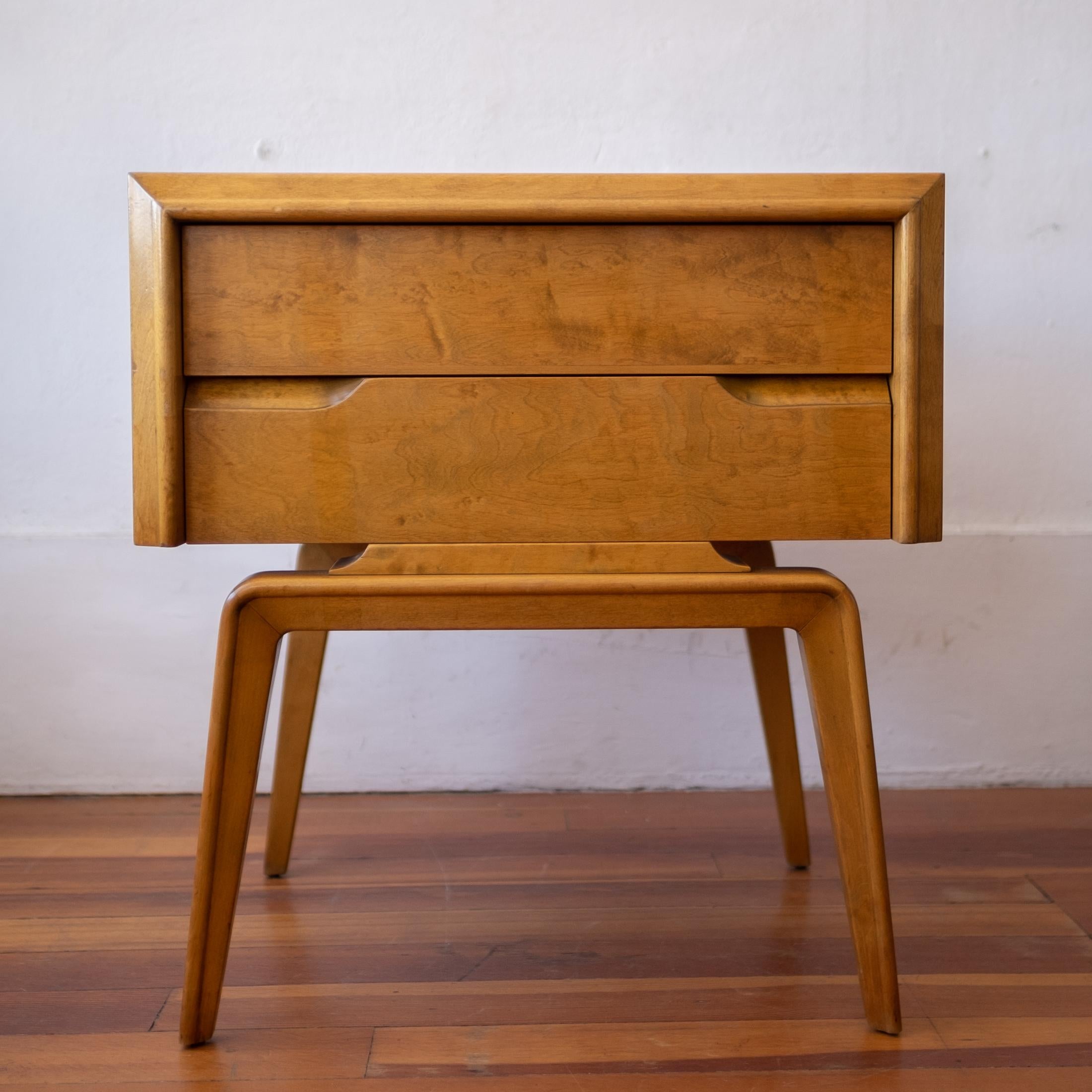 Swedish Pair of Midcentury Edmund Spence Nightstands End Tables