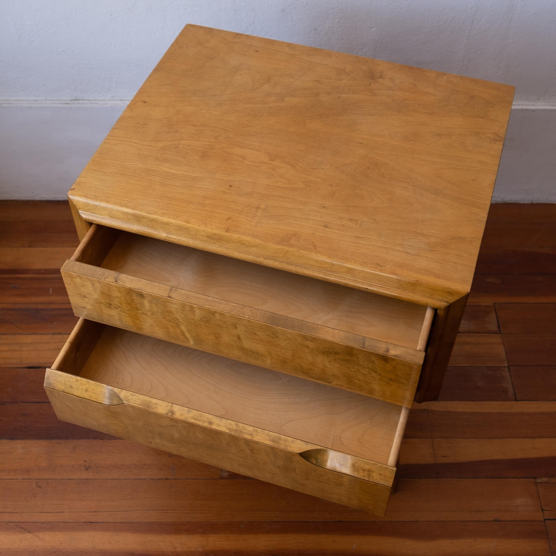 Pair of Midcentury Edmund Spence Nightstands End Tables In Good Condition In San Diego, CA