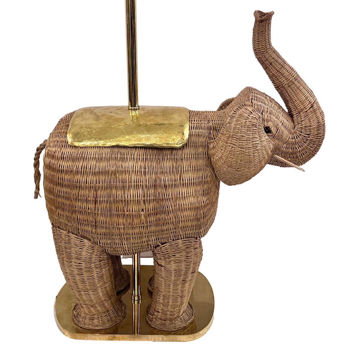 italien Paire de lampes éléphant du milieu du siècle en vente