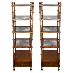 Pair of Midcentury Etageres