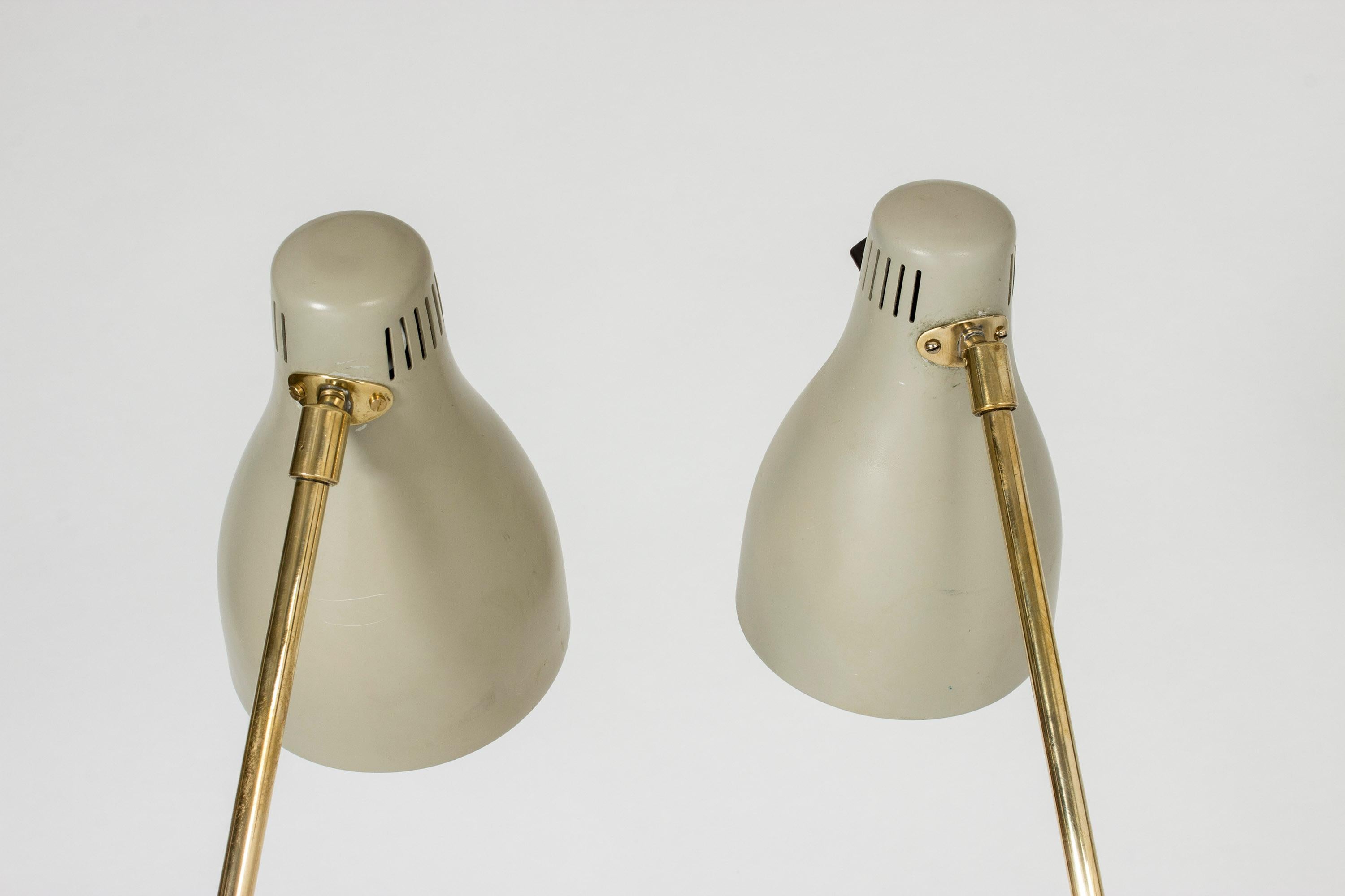 Mid-20th Century Pair of Midcentury Floor Lamps by Hans Bergström
