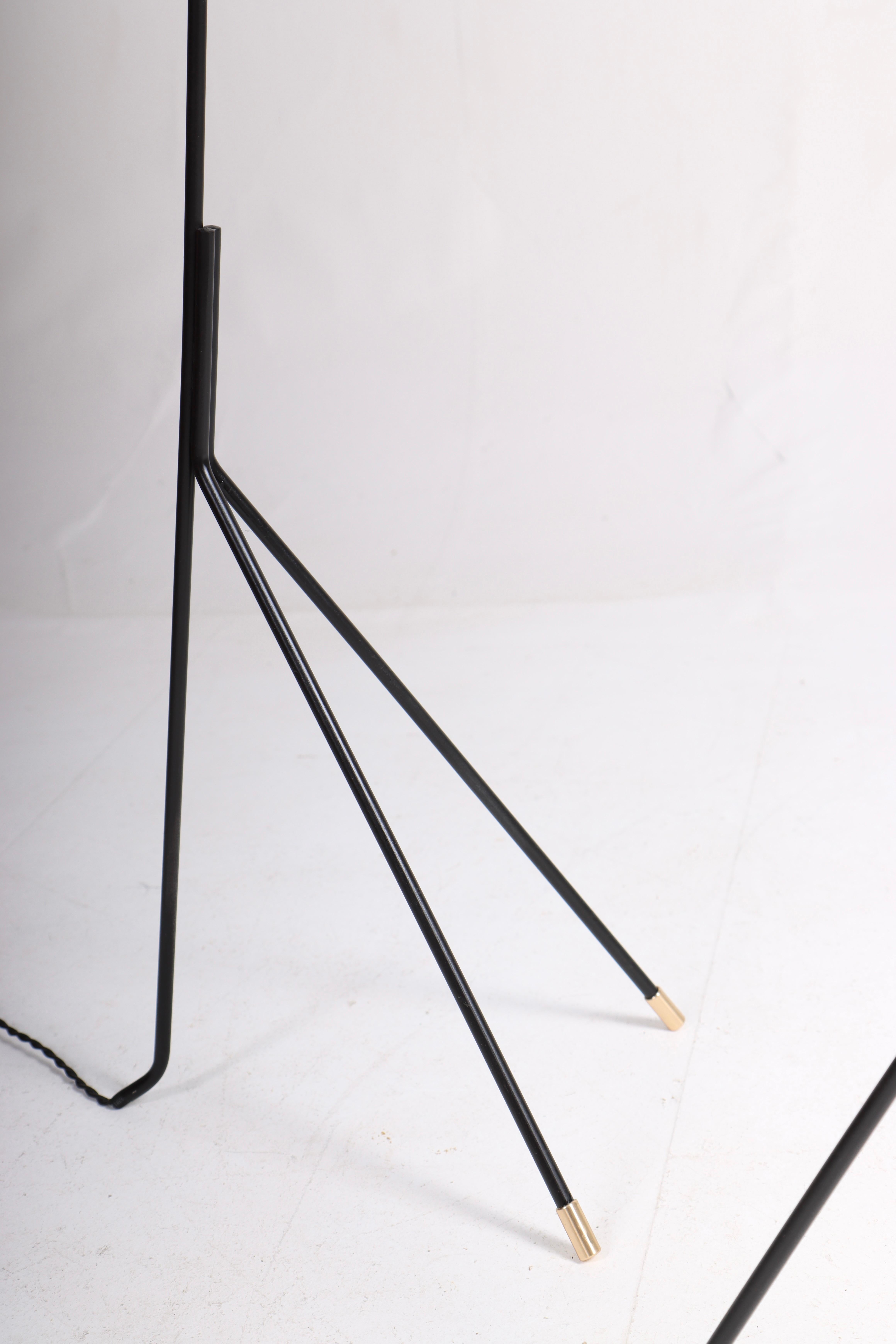 Pair of Midcentury Floor Lamps by Holm Sørensen, Made in Denmark, 1950s For Sale 1