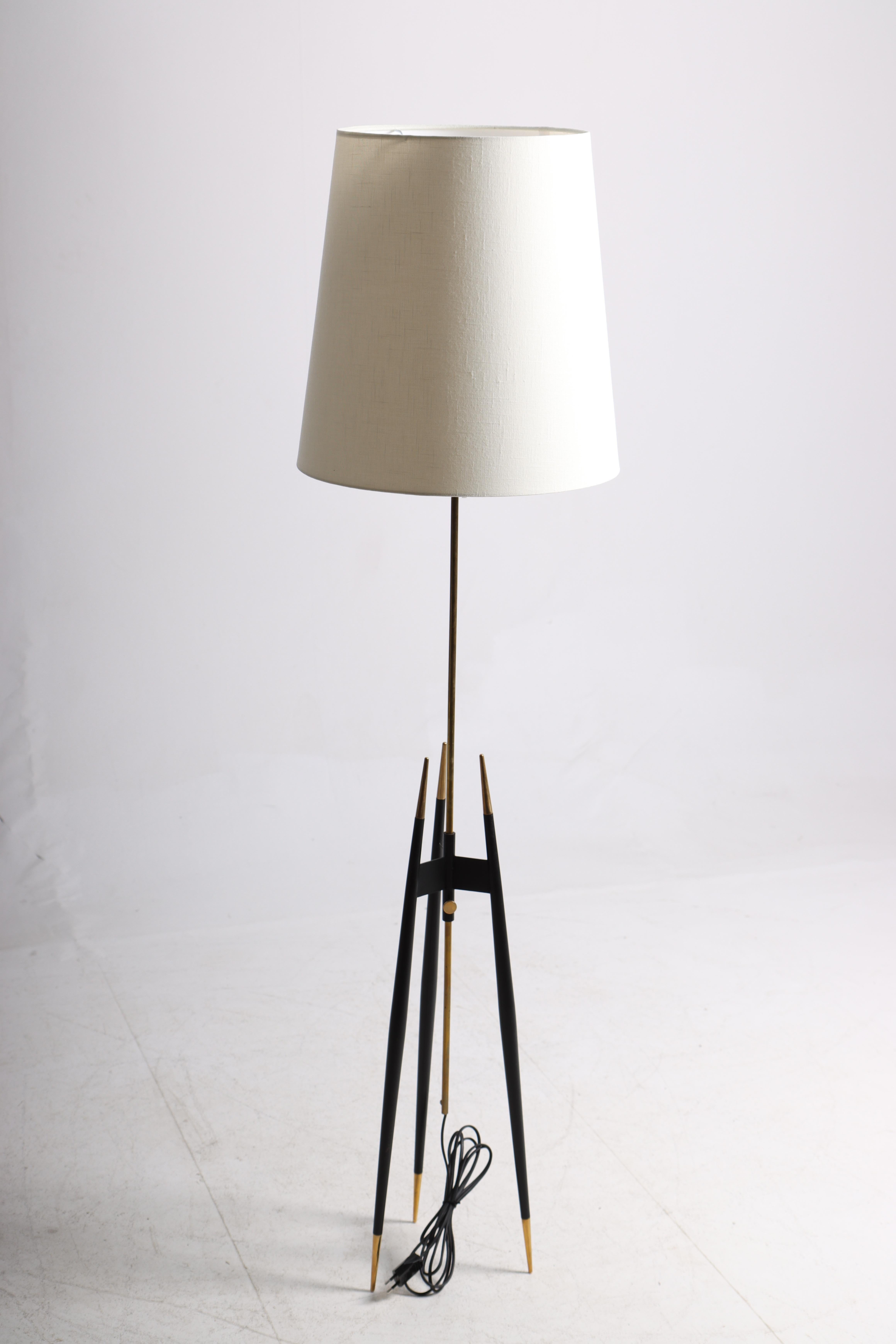 Pair of Midcentury Floor Lamps Designed by Holm Sørensen, 1950s 3