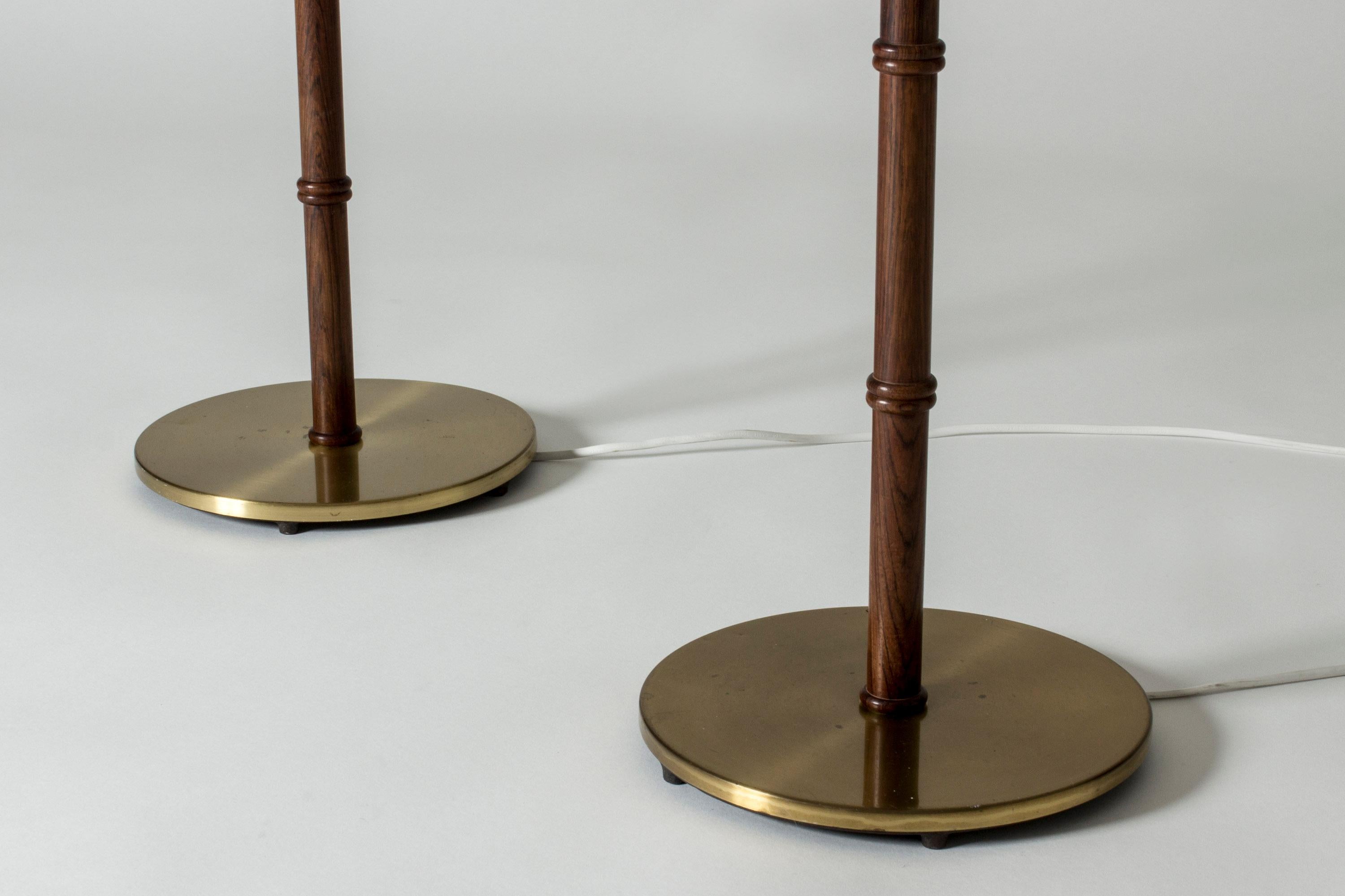 Pair of Midcentury Floor Lamps from Falkenbergs Belysning In Good Condition In Stockholm, SE