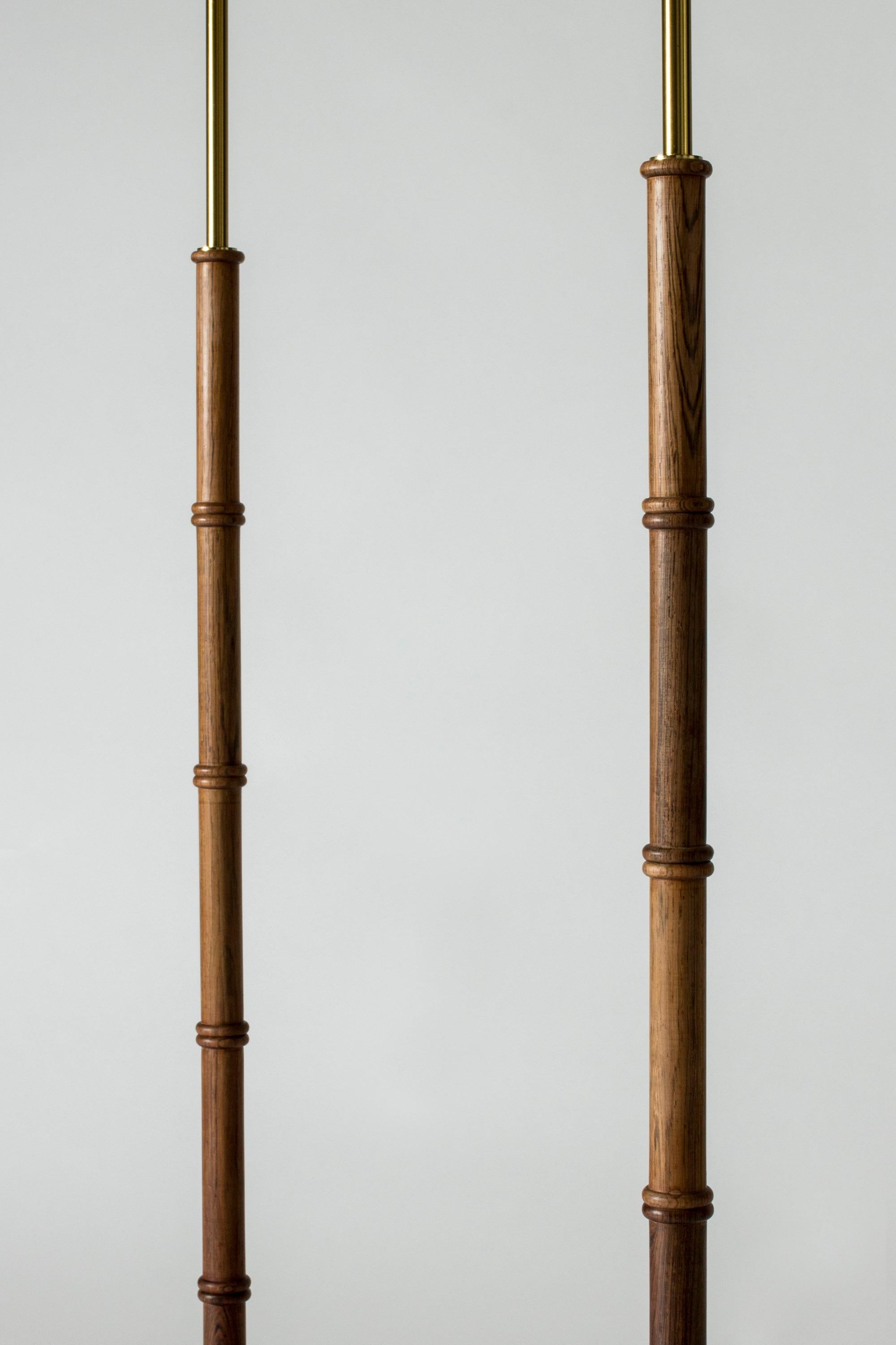 Mid-20th Century Pair of Midcentury Floor Lamps from Falkenbergs Belysning