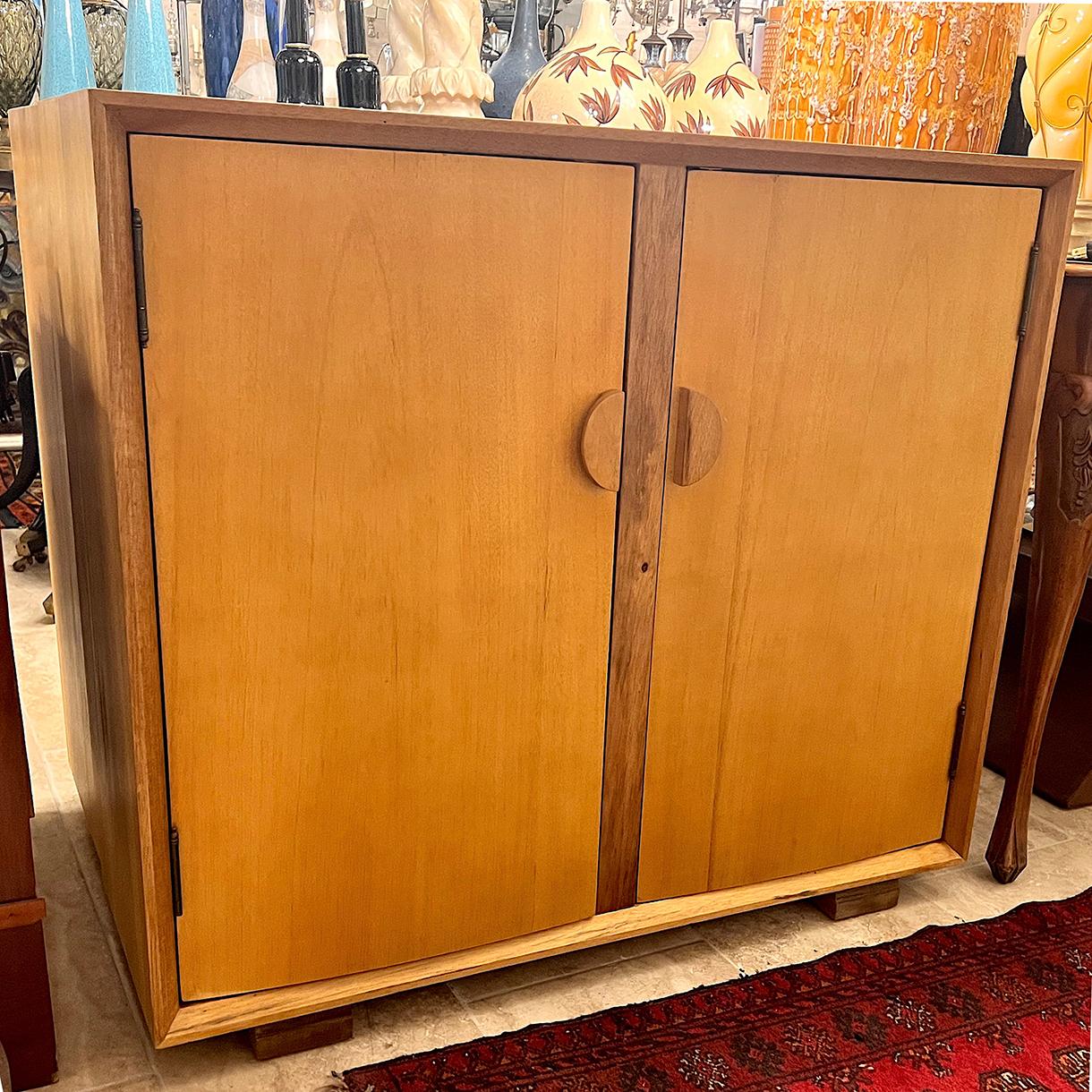 Wood Pair of Midcentury French Cabinets For Sale