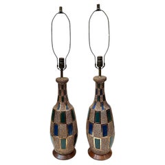 Coppia di lampade geometriche del Medioevo