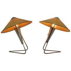 Pair of Midcentury Helena Frantova Table Lamps, 1960s, Renovated
