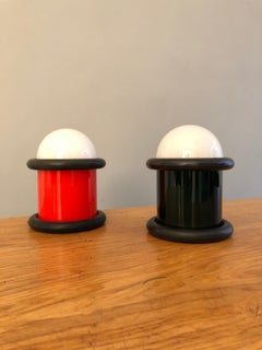 Pair of Midcentury Holmegaard Lamps by Michael Bang, 1972