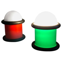 Pair of Midcentury Holmegaard Lamps by Michael Bang, 1972