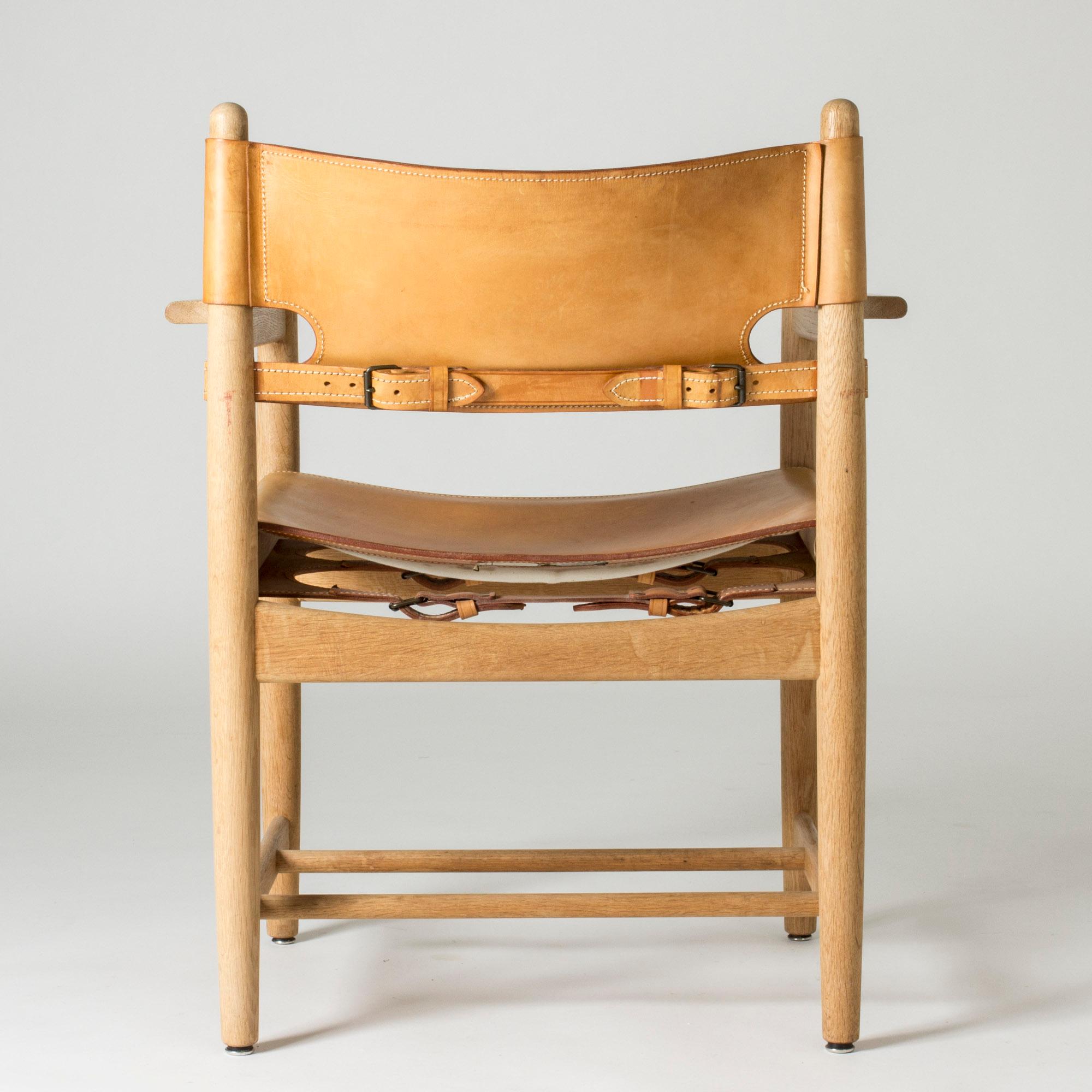 Danish Pair of Midcentury Hunting Chairs by Børge Mogensen, Fredericia, Denmark, 1960s