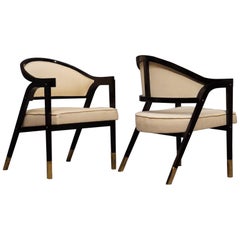 Pair of Midcentury Italian Armchairs, 1950