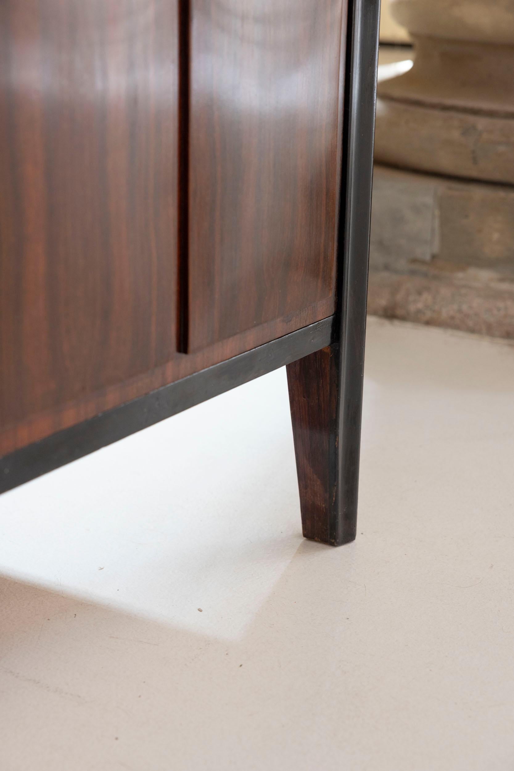 Pair of midcentury Italian cabinets by Paolo Buffa For Sale 9