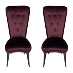 Pair of Midcentury Italian Hall Chairs