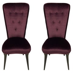 Pair of Midcentury Italian Hall Chairs