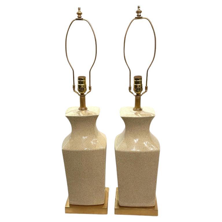 Pair of Midcentury Italian Lamps For Sale