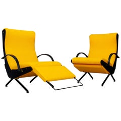 Pair of Midcentury Italian P40 Osvaldo Borsani for Tecno First Edition, 1950