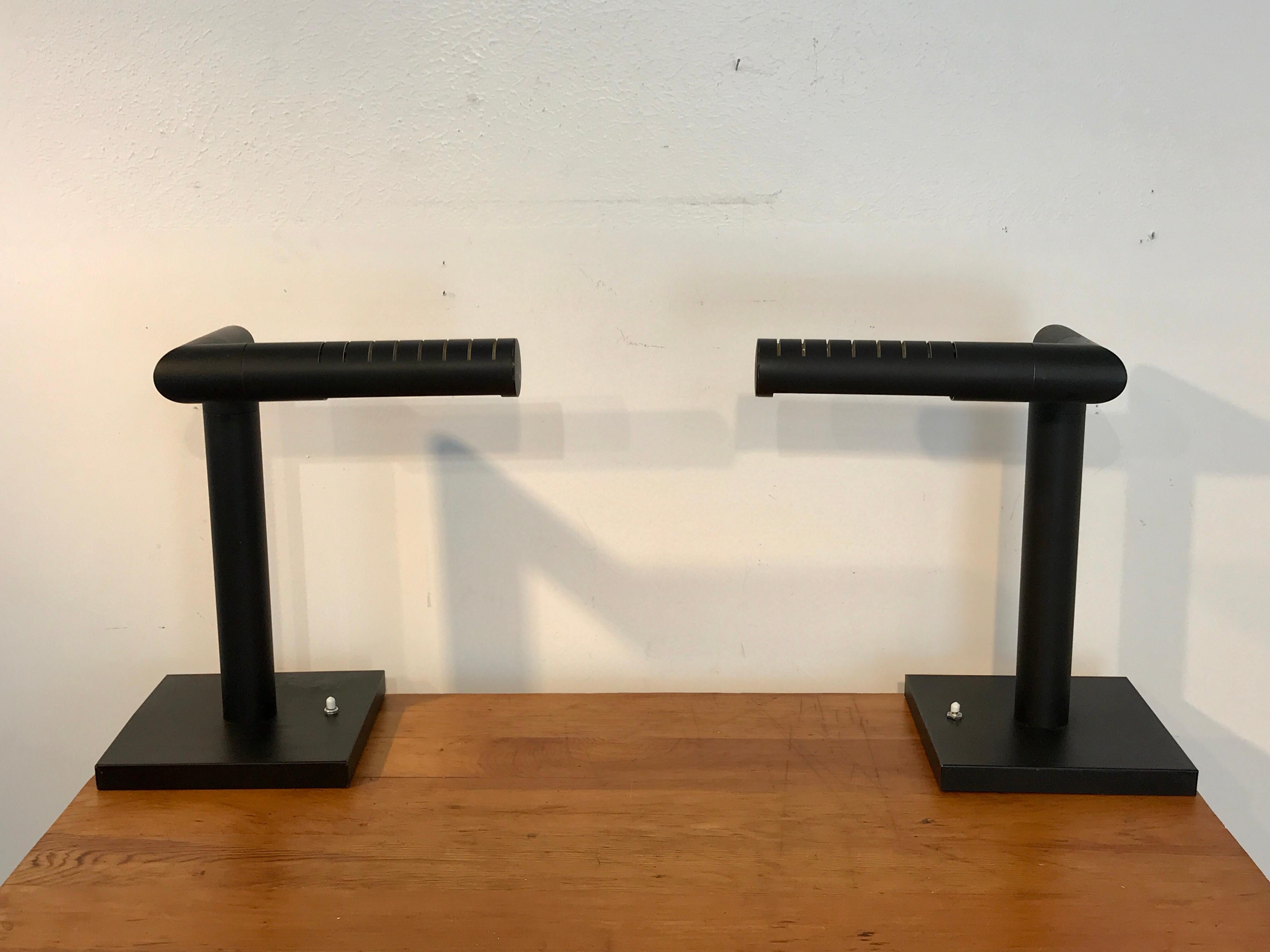 Pair of Midcentury Italian Periscope Desk Lamps 1
