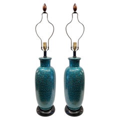 Pair of Midcentury Italian Porcelain Lamps