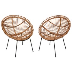 Mid-Century Modern Corner Chairs