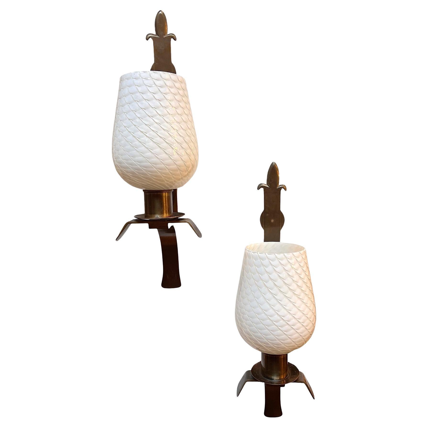 Pair of Midcentury Italian Sconces