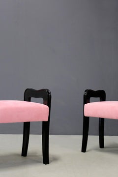 Pair of Midcentury Italian Stools Attributed to Paolo Buffa, 1950s